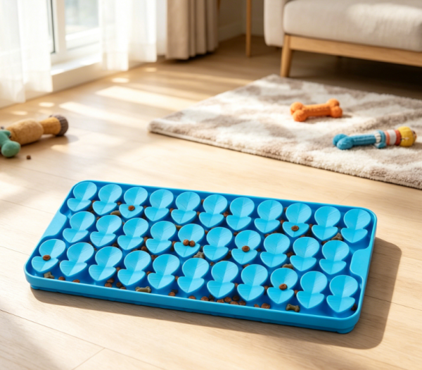 Silicone Snuffle Mat for Dogs, Slow Feeder Lick Mat with Suction Cups, Interactive Treat Feeding Mat for Smell Training