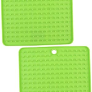 Multi-Purpose Silicone Pet Feeding Mat, Dog Lick Pad and Drain Mat for Food and Water Bowls, Slow Feeding Accessory Set